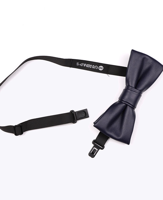 Noeud Papillon Bleu n°1 Homme en Cuir «Achille»