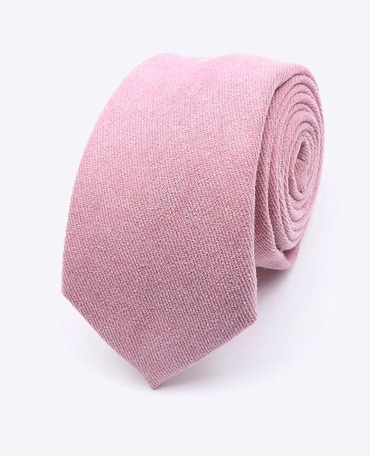 Cravate Rose n°3 Homme en Effet Velours | Simon - Unipap's