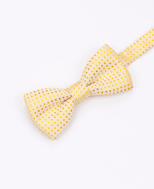 Noeud Papillon Jaune n°2 à Pois Enfant en Polyester | Louis - Unipap's