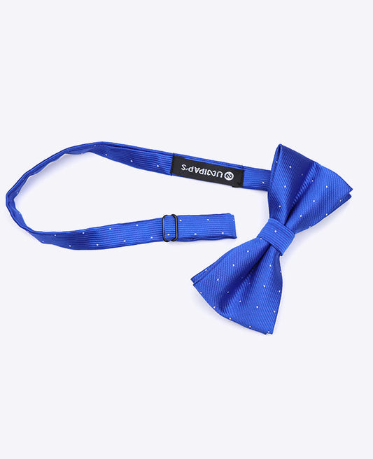 Noeud Papillon Bleu n°2 à Pois Homme en Polyester | Georges - Unipap's