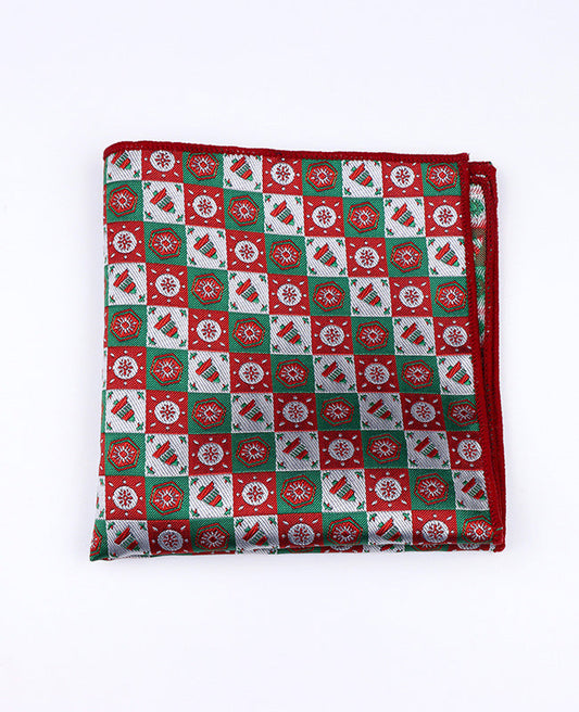 Pochette de Costume de Noël en Polyester «Christmas»