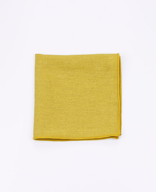 Pochette de Costume Jaune Homme en Coton | Edgard | Unipap's