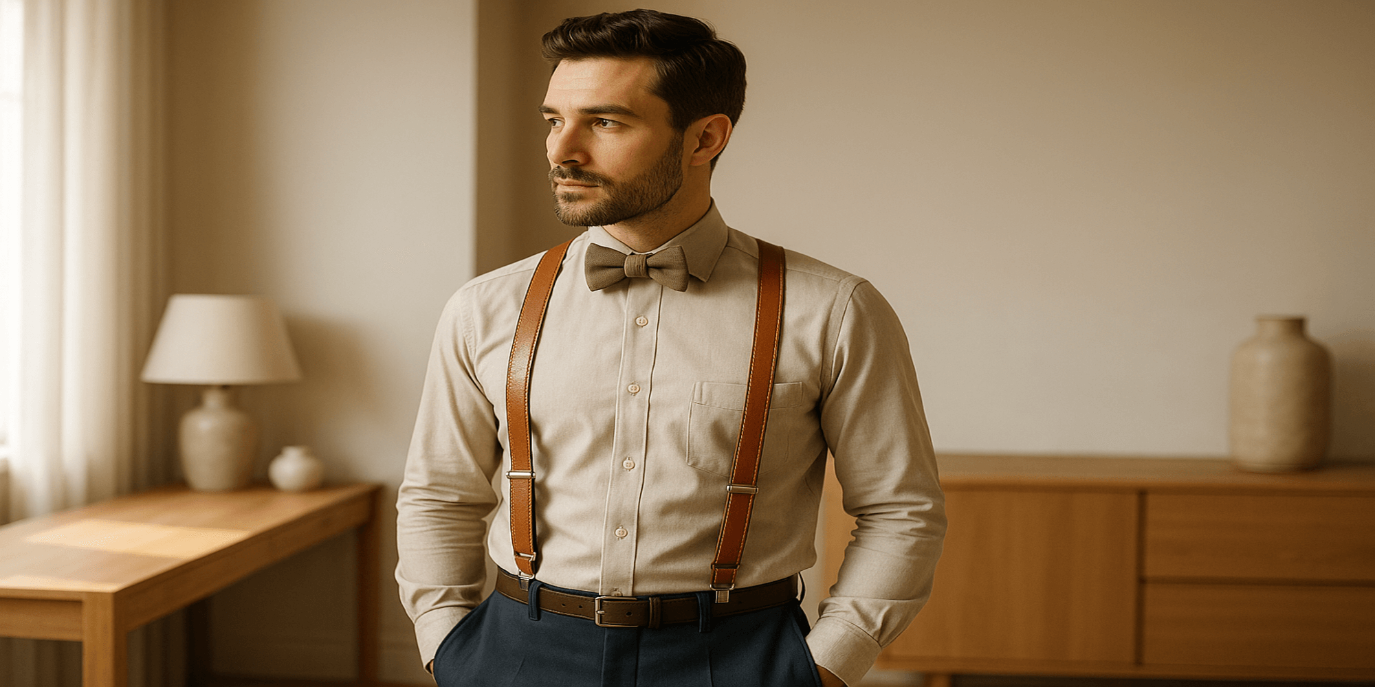 Pourquoi les bretelles homme sont-elles redevenues un symbole d’élégance moderne ? Kuva