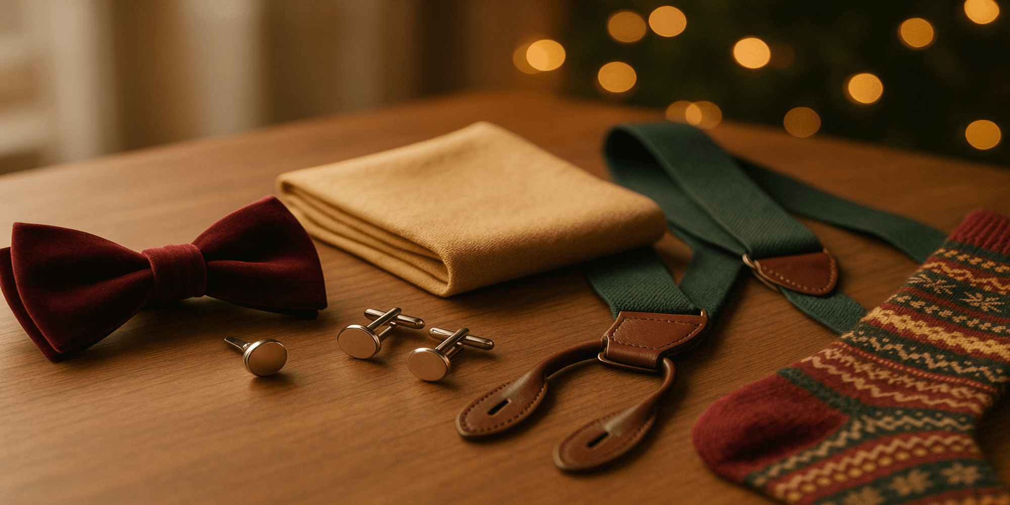 Quels accessoires de costume choisir pour un look élégant lors des fêtes de fin d’année ? Kuva