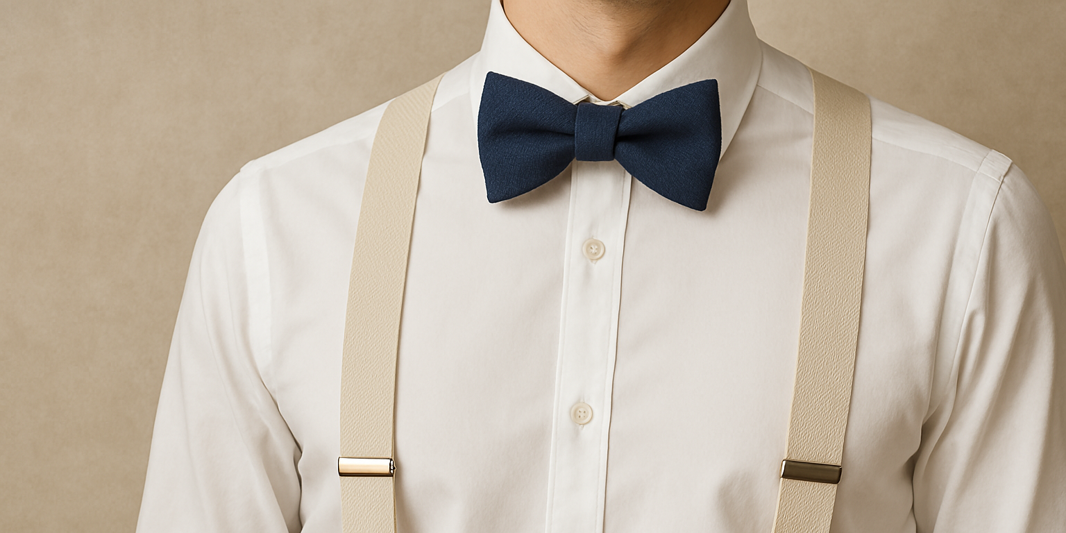 Comment assortir nœud papillon et bretelles pour un look homme élégant Kuva