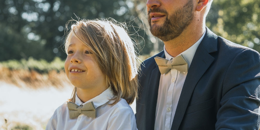 Nœud papillon en lin : comment le porter pour un look homme élégant en été ? Kuva