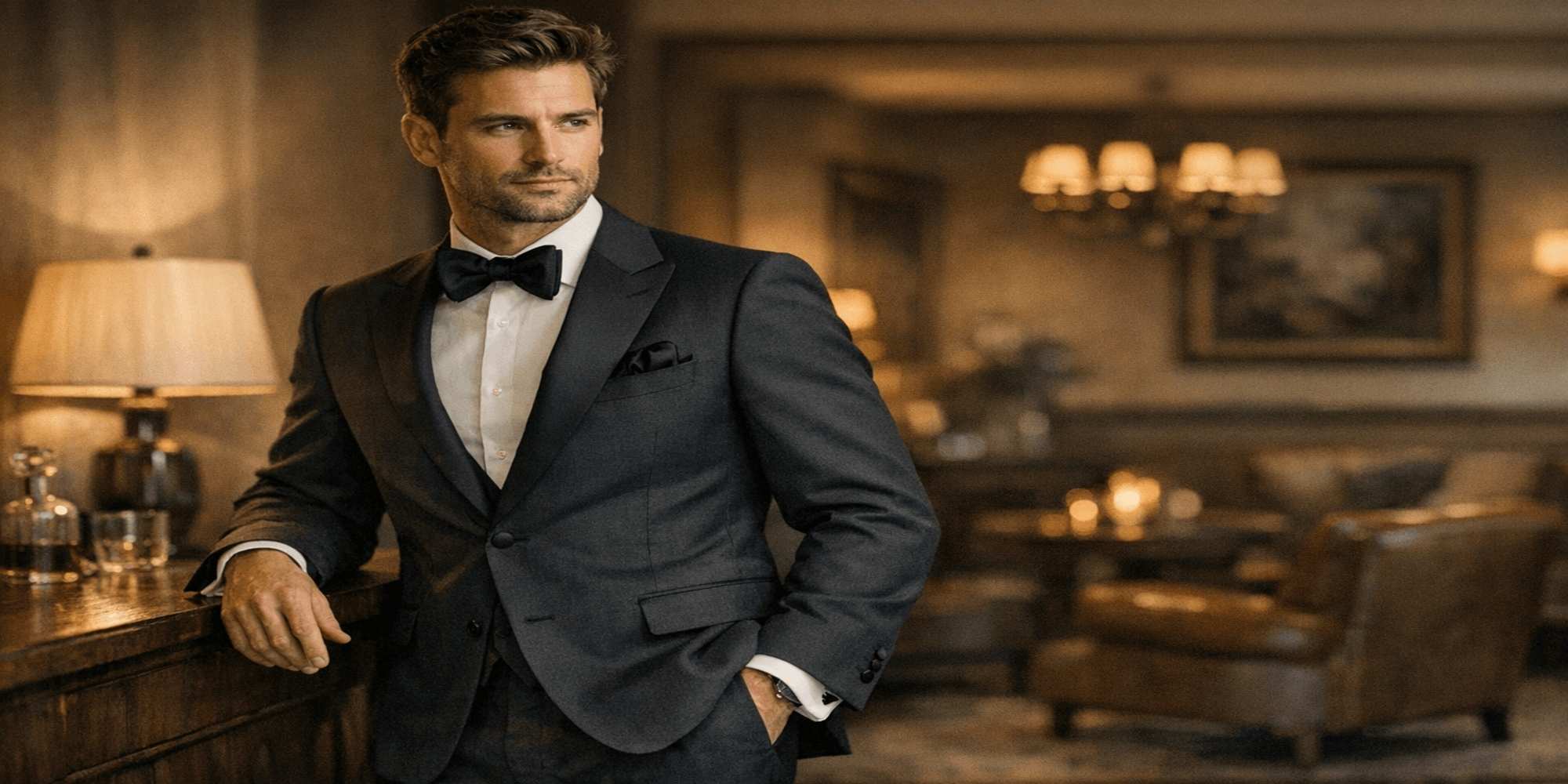 Pourquoi choisir des accessoires de costume noirs pour un look chic ? Kuva