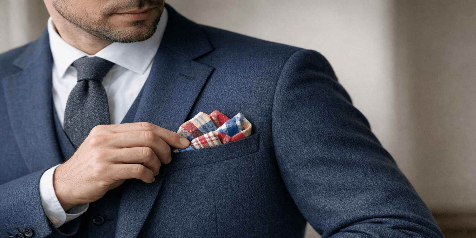 Quelle pochette de costume choisir avec une chemise blanche ?