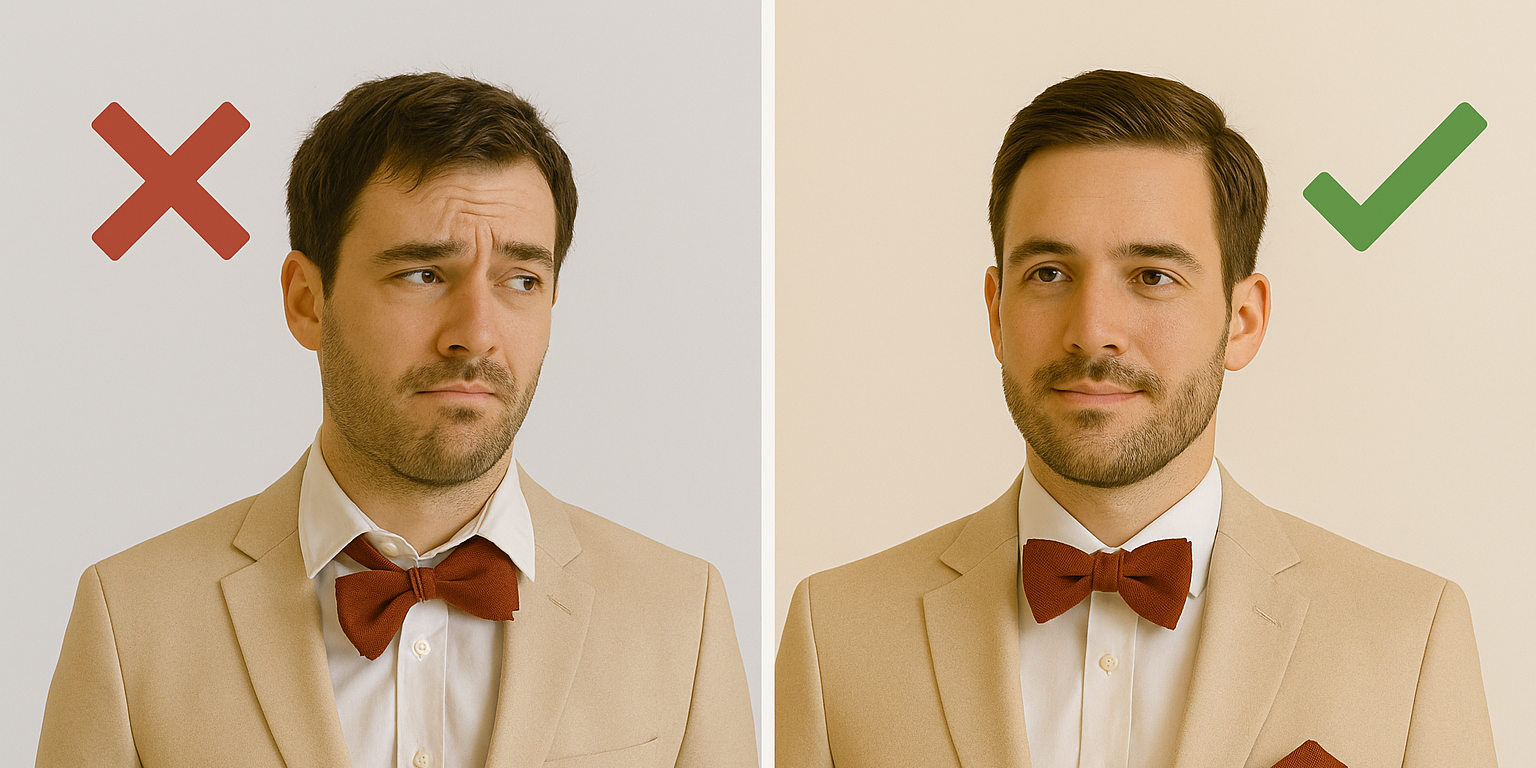 5 erreurs à éviter quand on porte un nœud papillon pour un look homme élégant Kuva