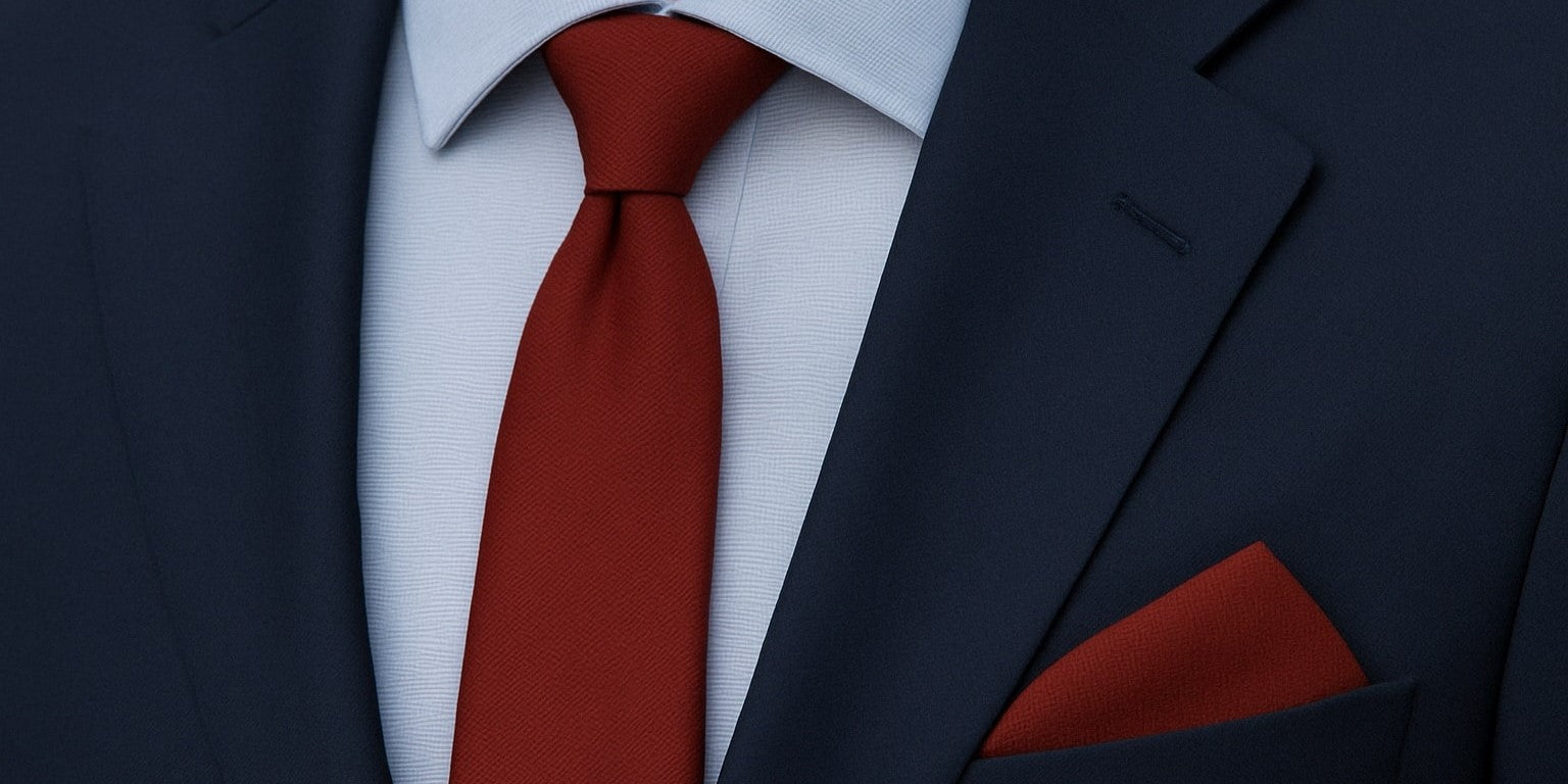 Comment assortir une pochette de costume à une cravate avec élégance ? Kuva