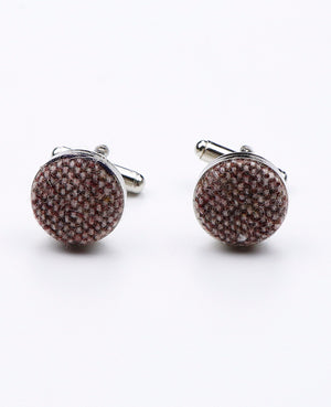 Boutons de Manchette Rouge n°5 en Laine | Claude - Unipap's