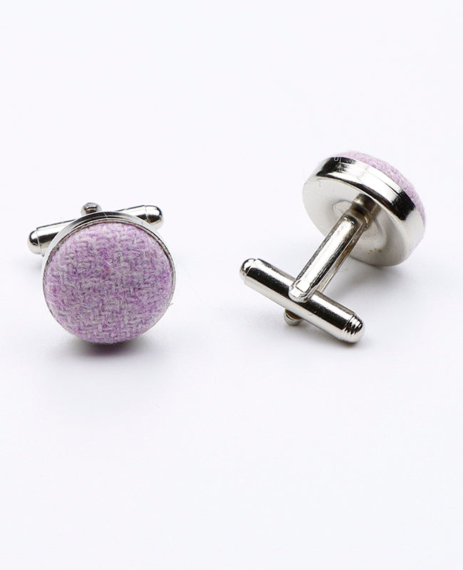 Boutons de Manchette Violet en Laine | Claude - Unipap's