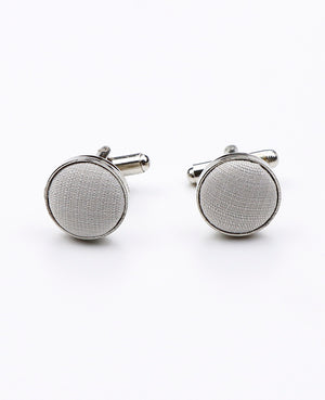 Boutons de Manchette Gris n°2 en Polyester | Octave - Unipap's