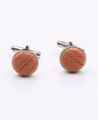 Boutons de Manchette Orange en Polyester | Augustin - Unipap's