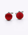 Boutons de Manchette Rouge n°2 en Polyester | Anatole - Unipap's