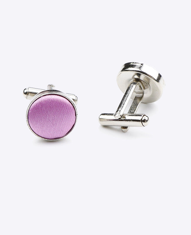 Boutons de Manchette Violet n°1 en Polyester | Jules - Unipap's