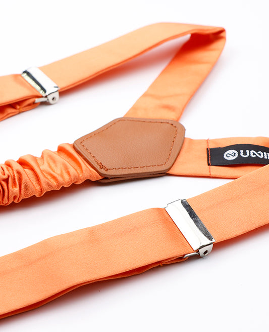 Bretelles Enfant Orange n°2 en Polyester «Ernest»