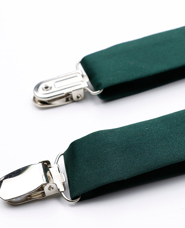 Bretelles Enfant Vert n°4 en Polyester «Ernest»