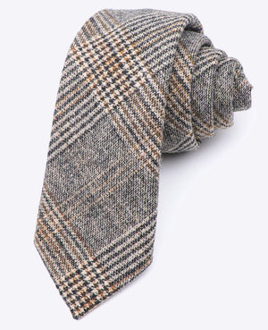 Solmio Tartan Harmaa nro 6 Miehet villaa | Norbert - Unipap's