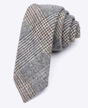 Solmio Tartan Harmaa nro 7 Miehet villaa | Norbert - Unipap's