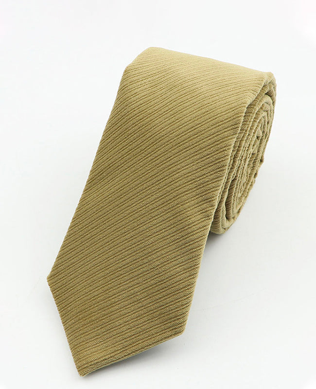 Cravate Verte Homme en Velours | Marius - Unipap's