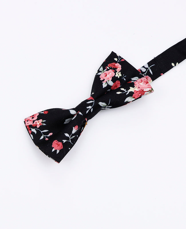 Noeud Papillon Liberty Noir n°1 Enfant en Coton | Charles - Unipap's