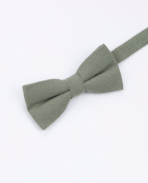 Noeud Papillon Vert n°2 Enfant en Coton «Edgard»