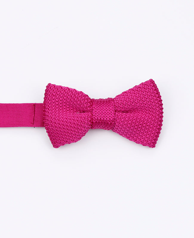 Noeud Papillon Rose n°1 Enfant en Tricot «Léon»