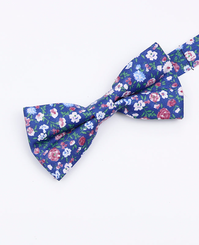 Noeud Papillon Liberty Bleu n°7 Homme en Coton | Gaspard - Unipap's