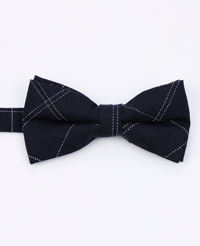 Noeud Papillon Tartan Noir n°1 Homme en Coton | Marcel - Unipap's