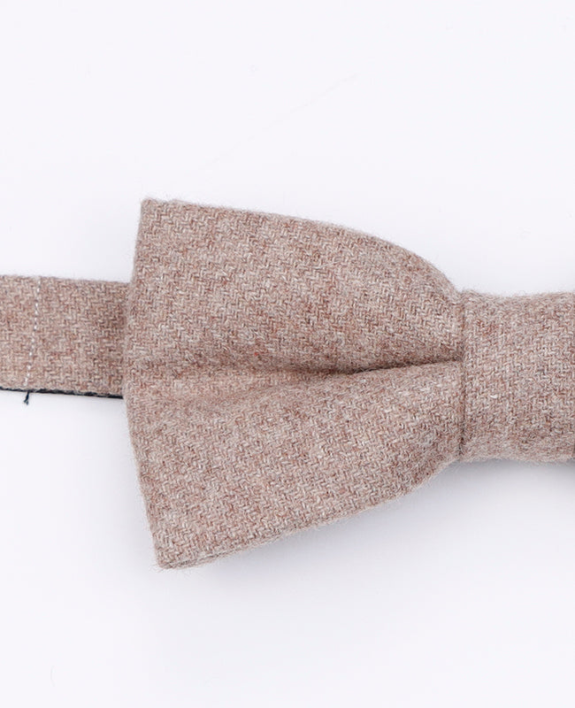 Noeud Papillon Beige n°1 Homme en Laine | Claude - Unipap's