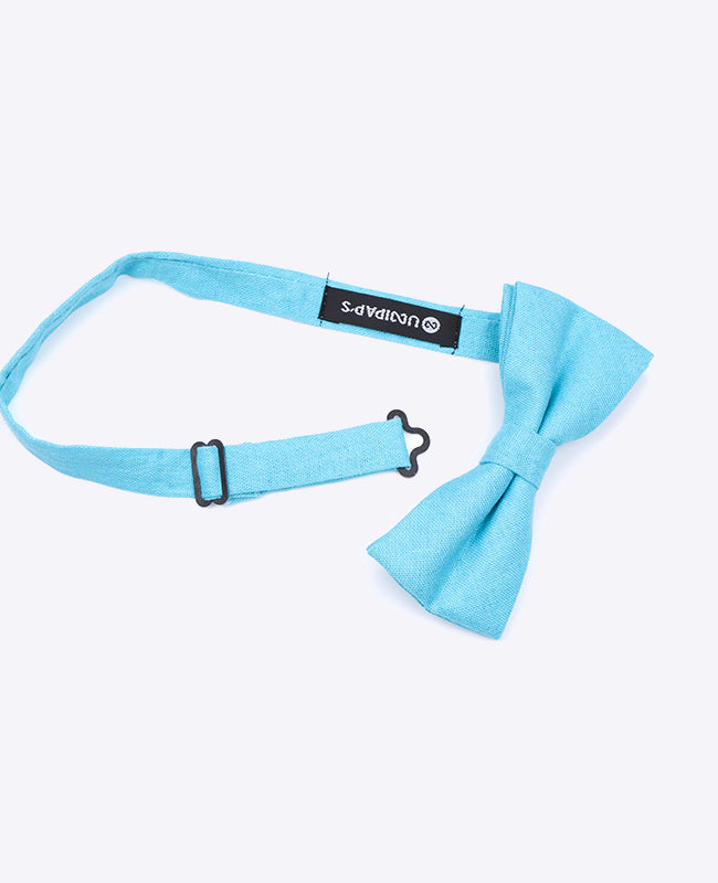 Noeud Papillon Bleu n°1 Homme en Lin