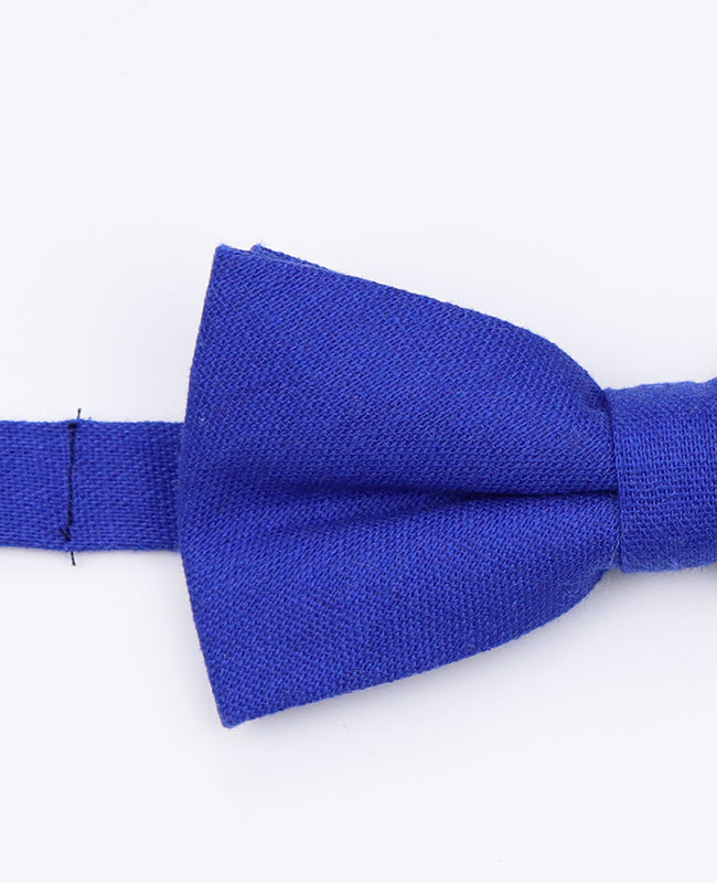 Noeud Papillon Bleu n°4 Homme en Lin | Basile - Unipap's