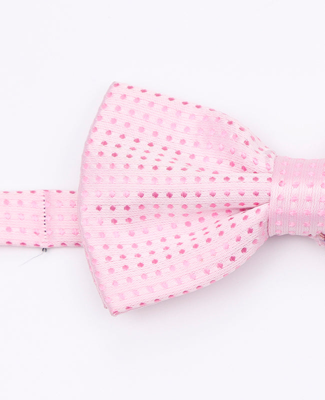 Noeud Papillon Rose n°3 à Pois Homme en Polyester | Louis - Unipap's