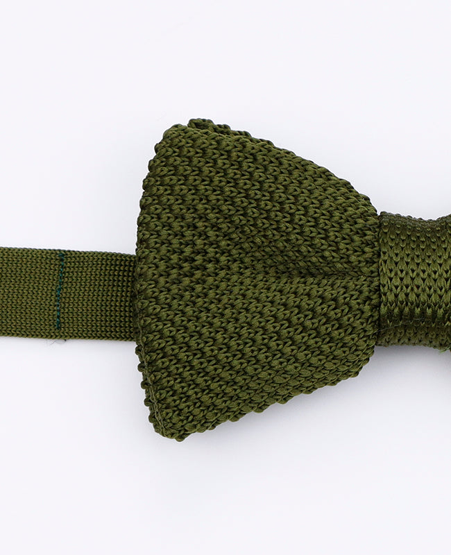 Noeud Papillon Vert n°2 Homme en Tricot «Léon»
