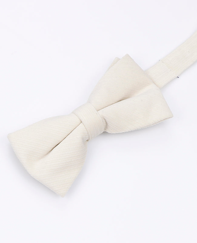 Noeud Papillon Blanc Homme en Velours | Marius - Unipap's