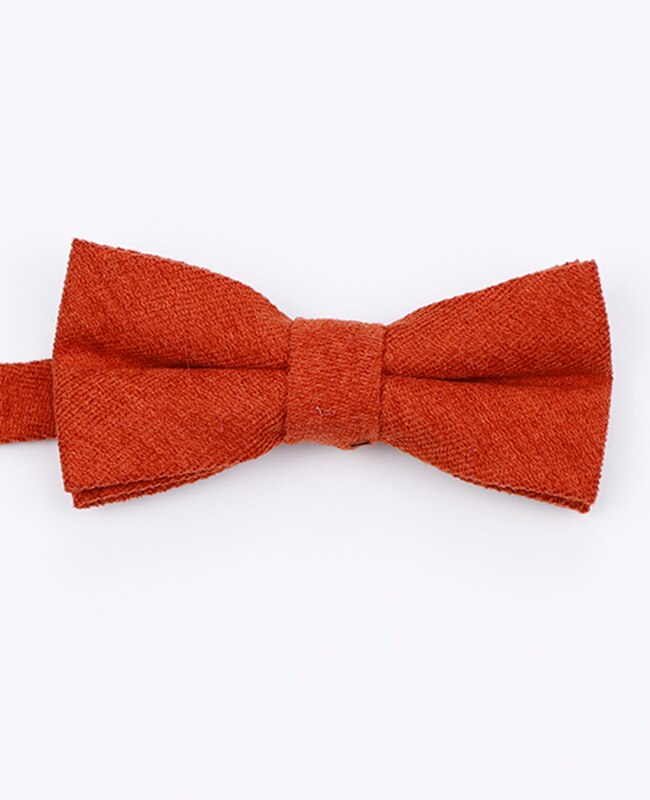 Noeud Papillon Orange n°2 Homme en Effet Velours | Simon - Unipap's