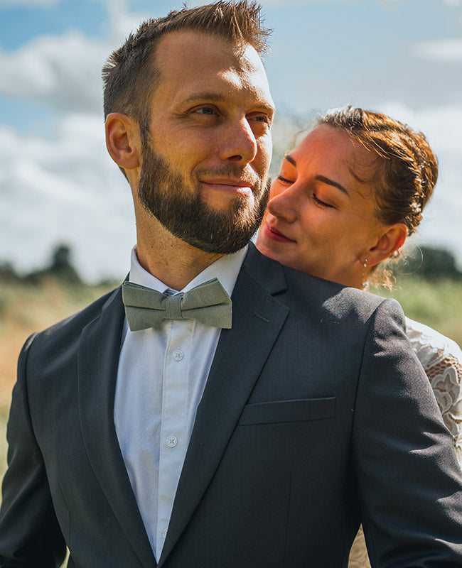 Noeud Papillon Vert n°2 Homme en Coton «Edgard»