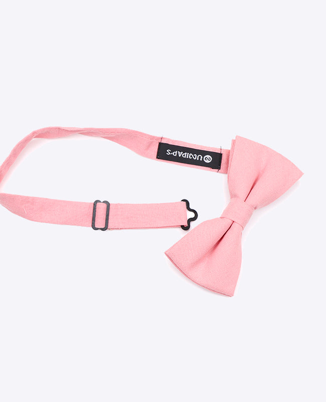 Vaaleanpunainen rusetti nro 5 miesten puuvillasta «Edgard»