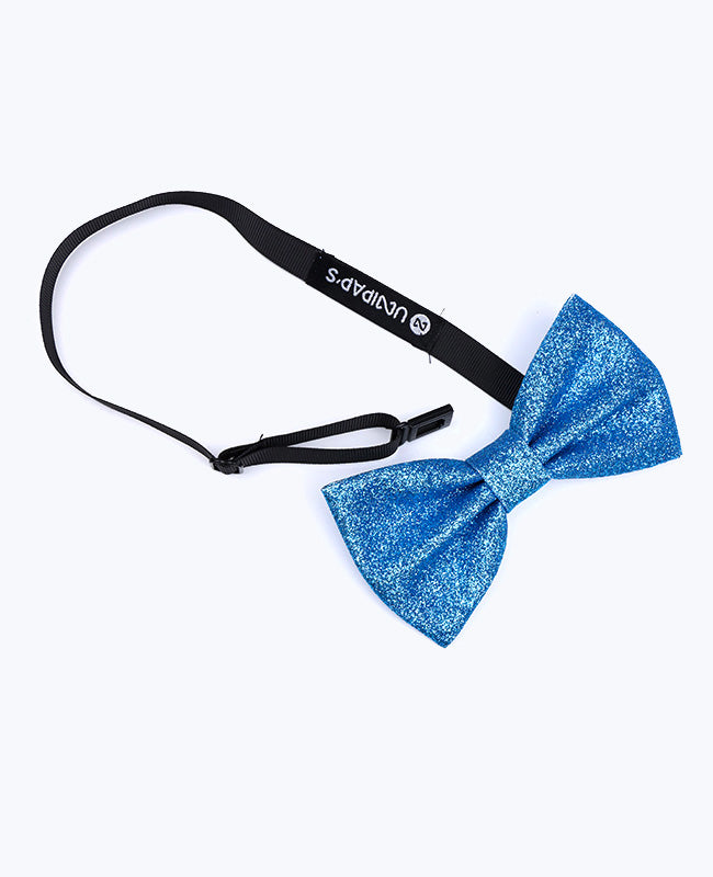 Miesten sininen kimaltava rusetti nro 2 polyesteristä «Olive»