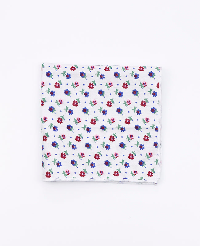 Pochette de Costume Liberty Blanc n°1 en Coton | Gaspard - Unipap's