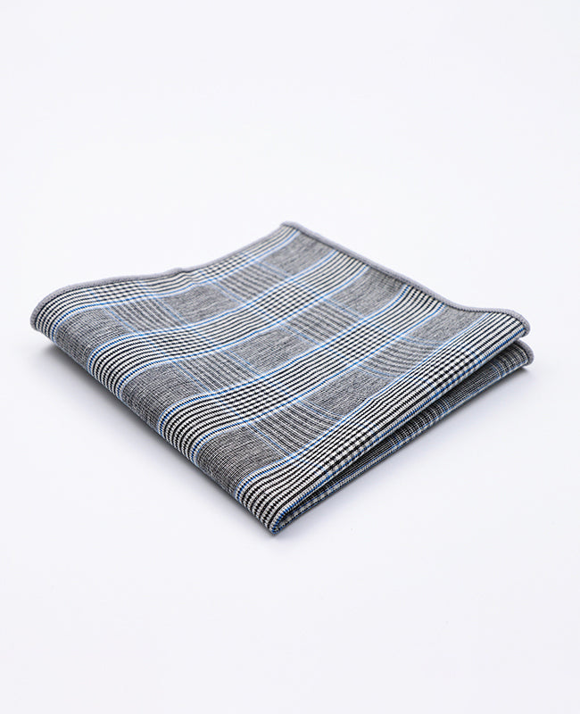 Taskuhuivi Tartan Harmaa nro1 Puuvilla | Marcel - Unipap's