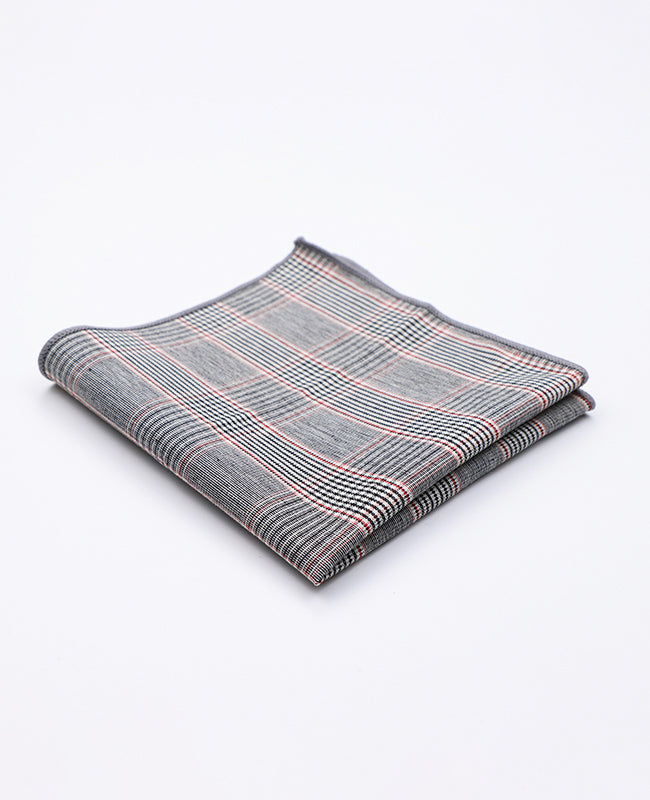 Taskuhuivi Tartan Harmaa nro 2 Puuvillaa | Marcel - Unipap's
