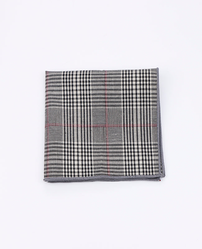 Taskuhuivi Tartan Harmaa nro 2 Puuvillaa | Marcel - Unipap's