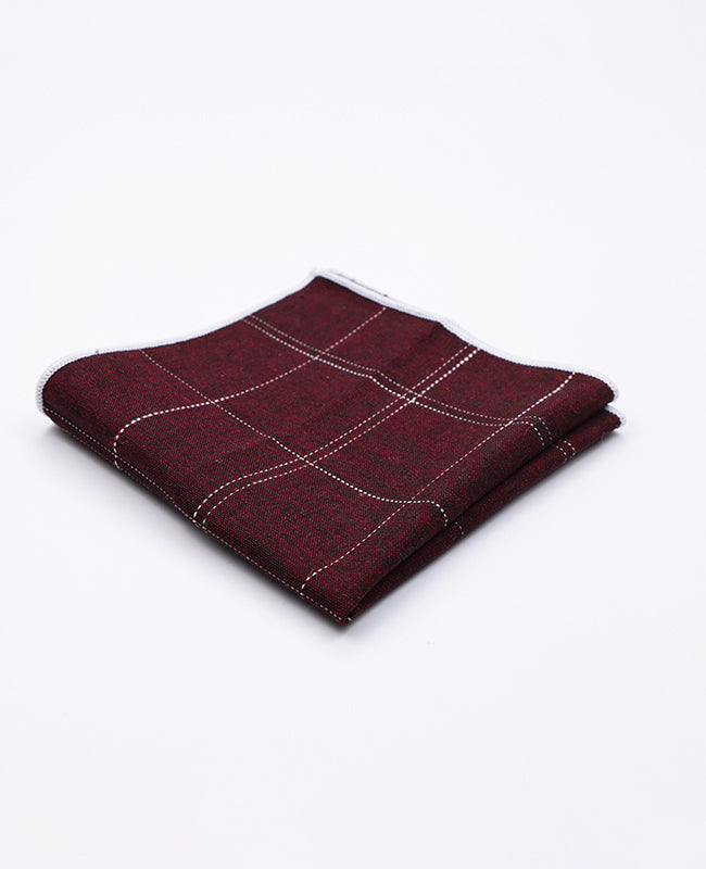 Taskuhuivi Tartan Punainen Puuvilla | Marcel - Unipap's