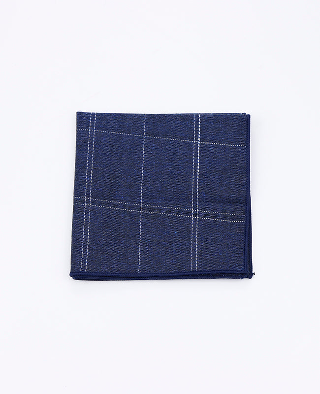 Taskuhuivi Tartan Sininen Puuvillaa | Marcel - Unipap's