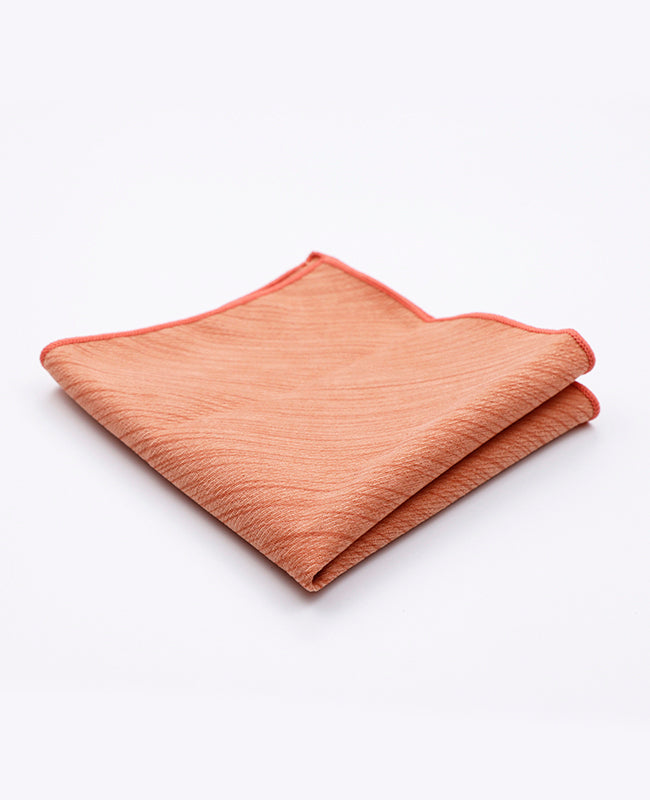 Pochette de Costume Orange en Polyester | Augustin - Unipap's