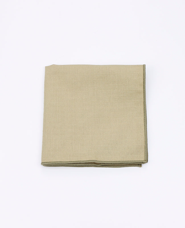 Pochette de Costume Vert n°3 en Coton | Oscar - Unipap's