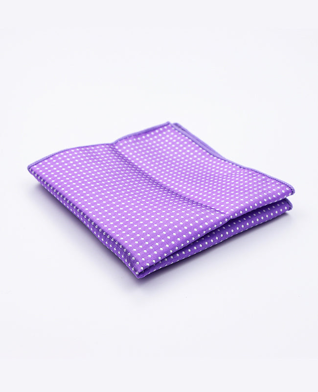 Taskuhuivi Violetti nro 1 Pilkullinen Polyesteri "Louis"