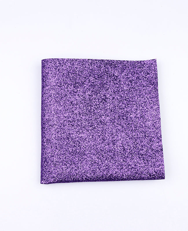 Taskuhuivi Paljetein Violetti Polyesteristä "Olive"